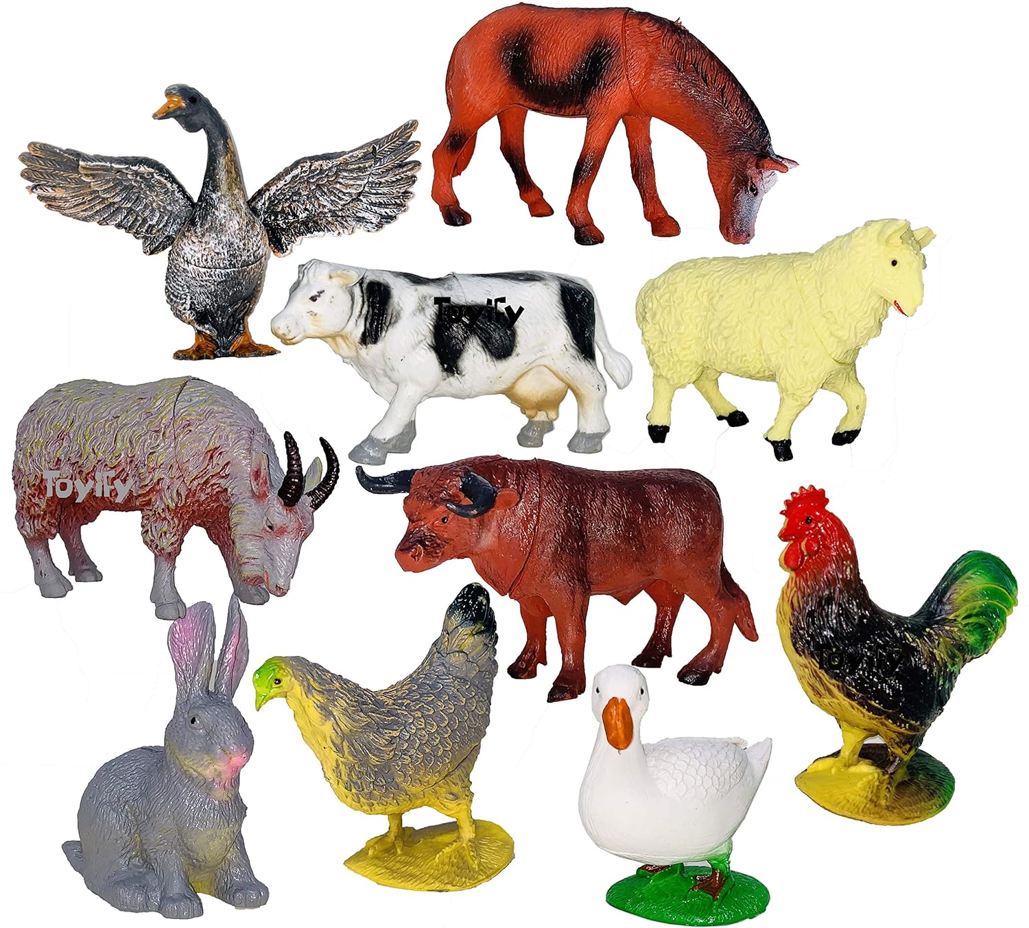 tiny plastic animals