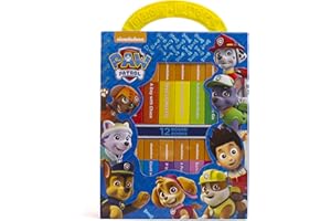 Nickelodeon Paw Patrol Chase, Skye, Marshall, and More! - My First Library Board Book Block 12-Book Set - PI Kids
