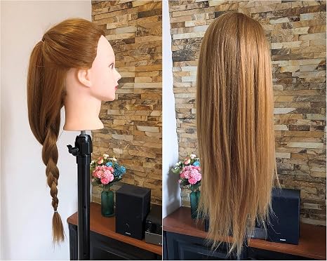 Dark Blonde Professional 24 Inches Long 50 Real Human Hair