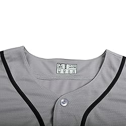 Pullonsy Blank Baseball Jersey for Men Women Boys
