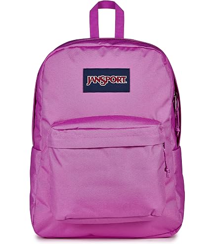 JanSport SuperBreak Plus Backpack – 15 Inch Laptop Sleeve, Posh Pink