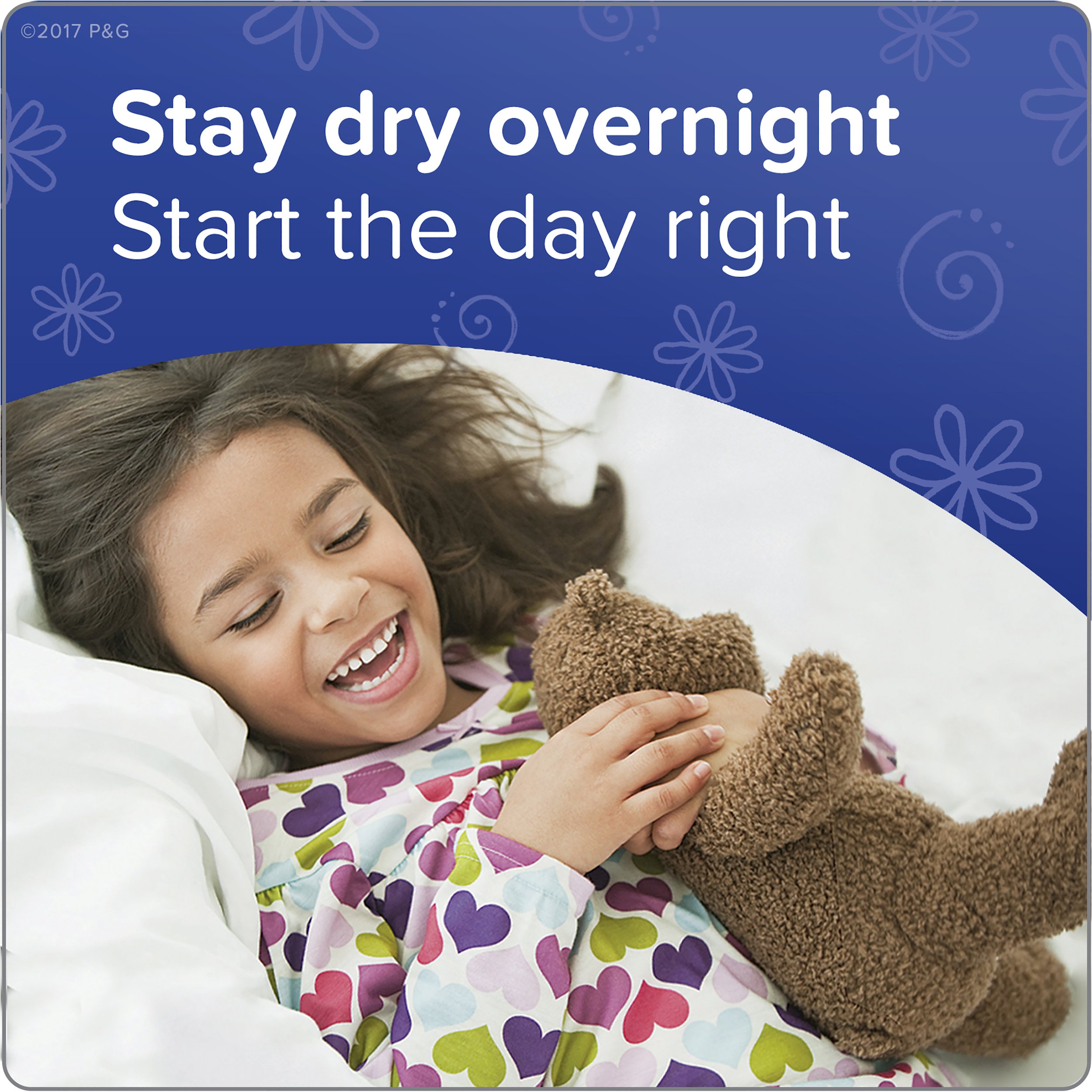 Pampers UnderJams Disposable Bedtime Underwear for Girls Size L/XL, 42