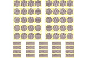 DGUDGU Match Striker Paper with Adhesive Match Striker Sticker Sheet Honeycomb Pattern 40 Circle Match Striker and 20 Rectangle Match Striker Stickers