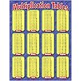Trend Multiplication Tables Learning Chart, Classroom Decor, 17" x 22"