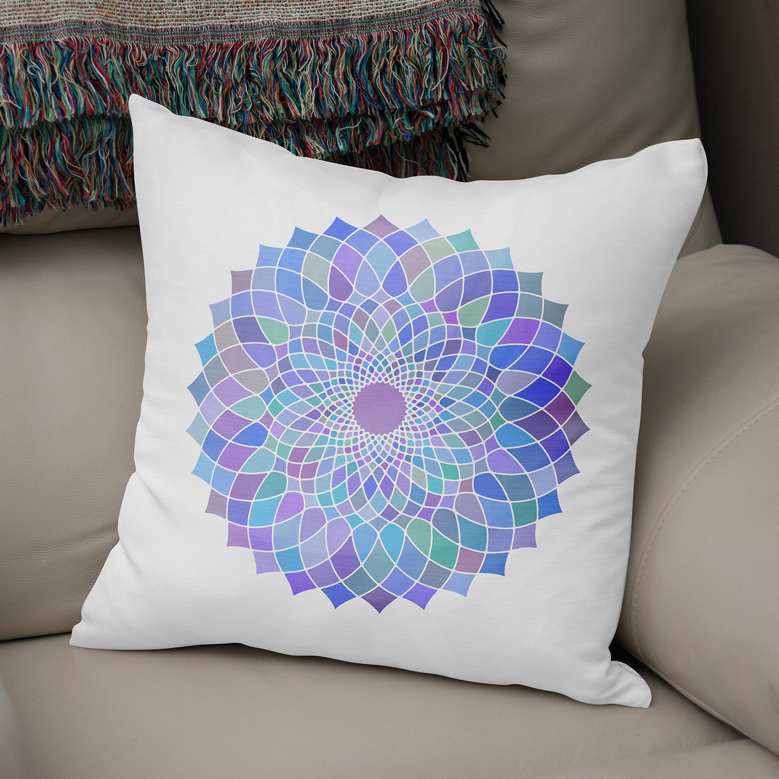 Bonamaison, Decorative Cushion Cover - 50% Cotton 50% Polyester - 43x43cm - Designed and Manufactured in Turkey