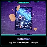 TitanShield Standard Card Sleeves 150ct Clear Matte Trading Board Game MTG view 6