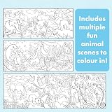 abeec Coloring Kit for Kids with 36 Assorted Crayons Animal Roll view 4