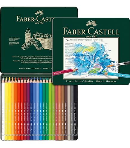 Amazon.com: Faber-Castell Albrecht Durer Watercolor Pencils Set of 120