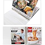 Trenton Gifts Plastic Magazine Holders Protectors for 3-Ring Binders | Set of 10