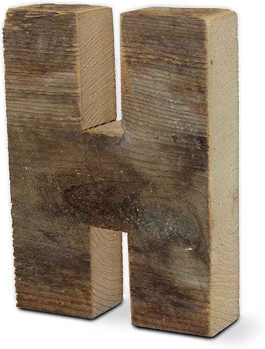 Amazon Com Urban Legacy Barn Wood Alphabet Letters Amish