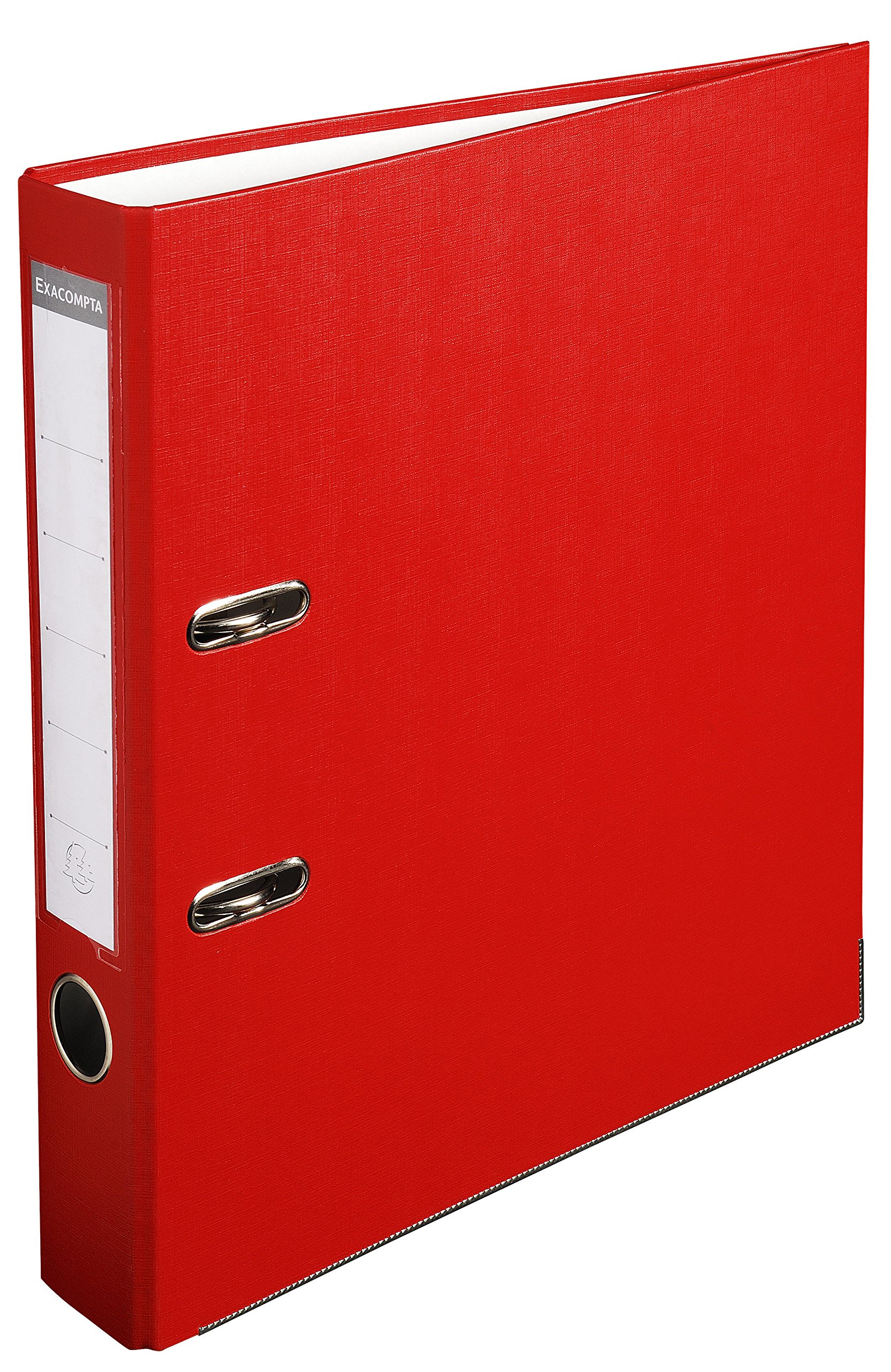 Exacompta - Ref 915403B - PP Lever Arch File - 320 x 290mm in Size, Suitable for Storing A4 Documents, 50mm Spine, Reinforced Finger Pull & Bottom Edge - Red