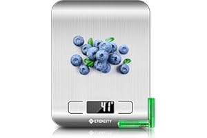 Etekcity Food Scale, Digital Kitchen Scale, 304 Stainless Steel, Weight in Grams and Ounces for Baking, Cooking, and Meal Pre