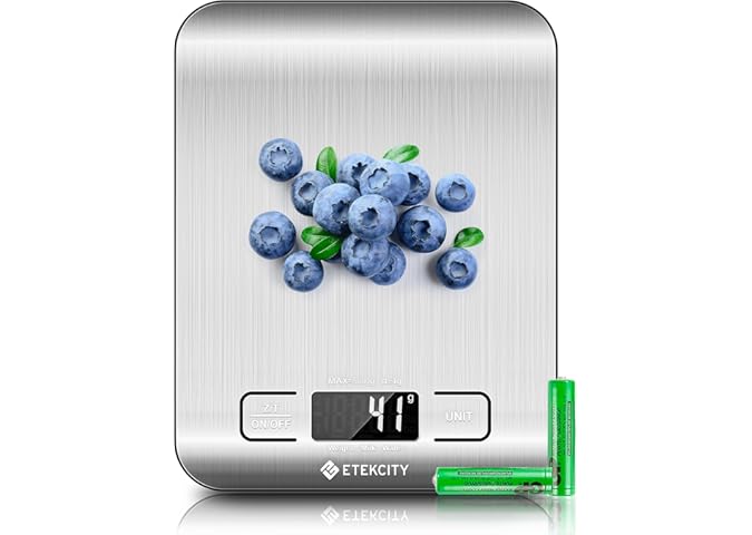 Etekcity Food Kitchen Scale, Digital Grams and Ounces for Weight Loss, Baki...