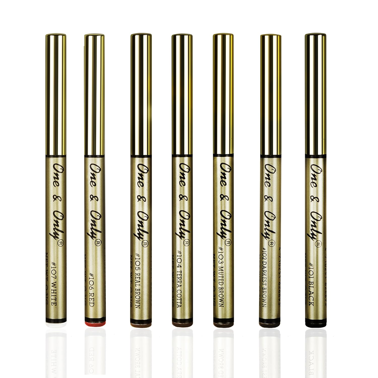 One & Only Cosmetics Auto Eye & Lip Liner Pencils (All 7