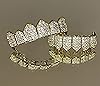 Acquista Denti Placcati In Oro 18K, Gioielli Da Rapper, Griglie Ghiacciate Per Donne E Uomini, Hip Hop, Grillz Con Strass In Italia A Partire Da 12 - Foto 8