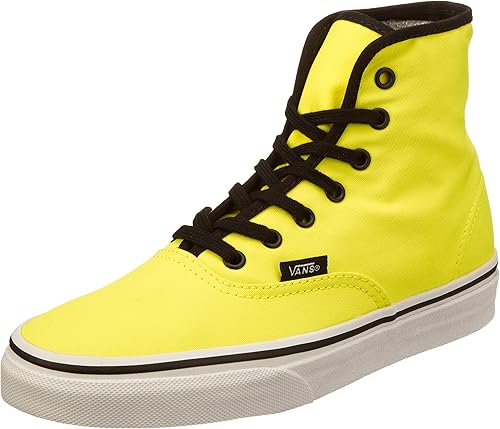 neon yellow vans