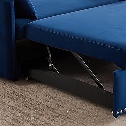 55-inch Loveseat Pull Out Sofabed ,Modern 3 in 1