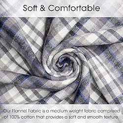 Pico Textiles 10 Yards Bolt White and Gray Tartan