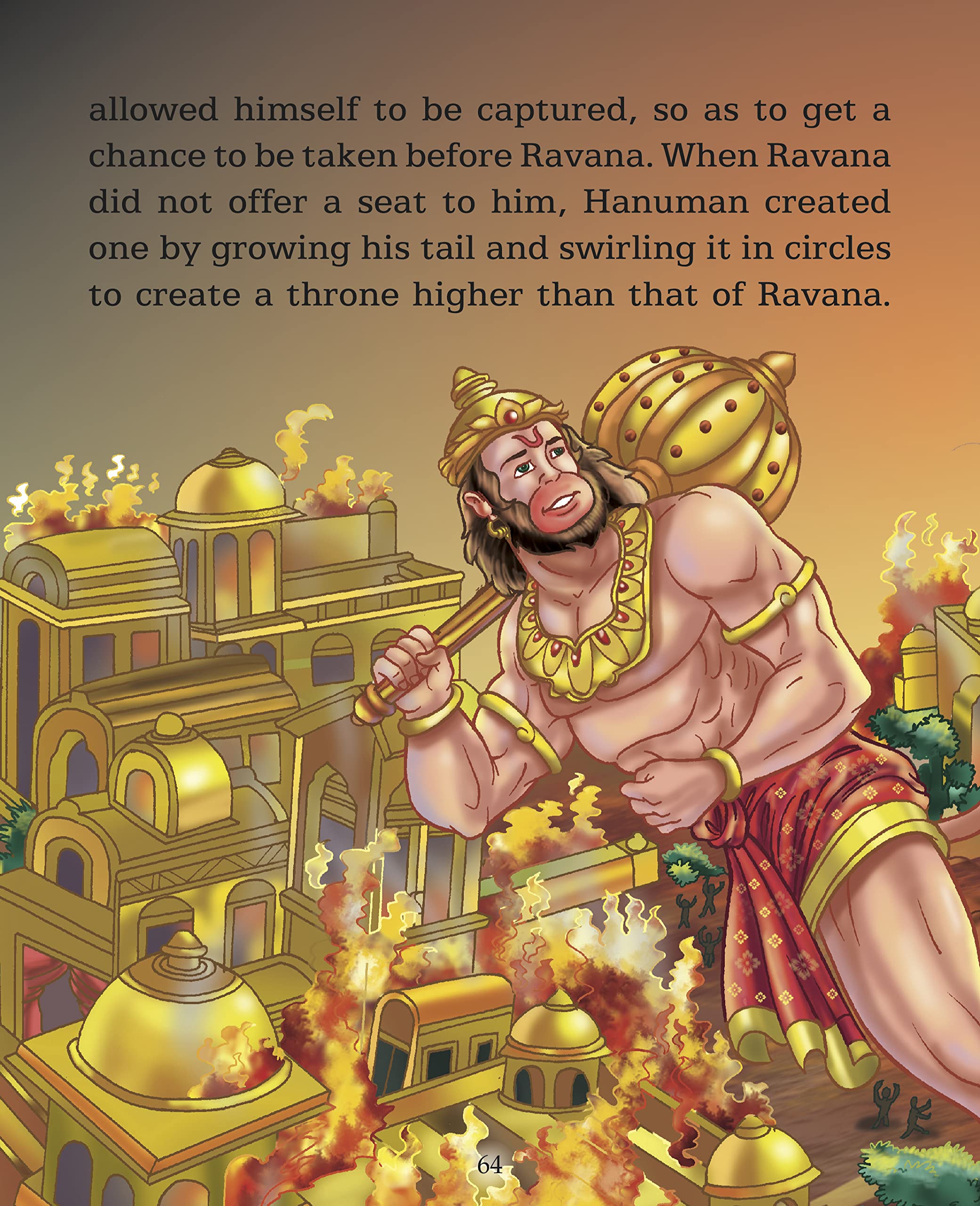Hanuman: The Mighty God - Indian Mythology Illustrated Storybook for Children | Child’s First Mythology Book | My First Hero | Adventures of the Mighty Monkey God | Mighty Hero of Ramayana | Cultural Stories for Kids & Adults 4