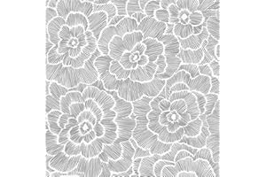 NuWallpaper NUS4047 Charcoal Saraya Peel & Stick Wallpaper, Grey