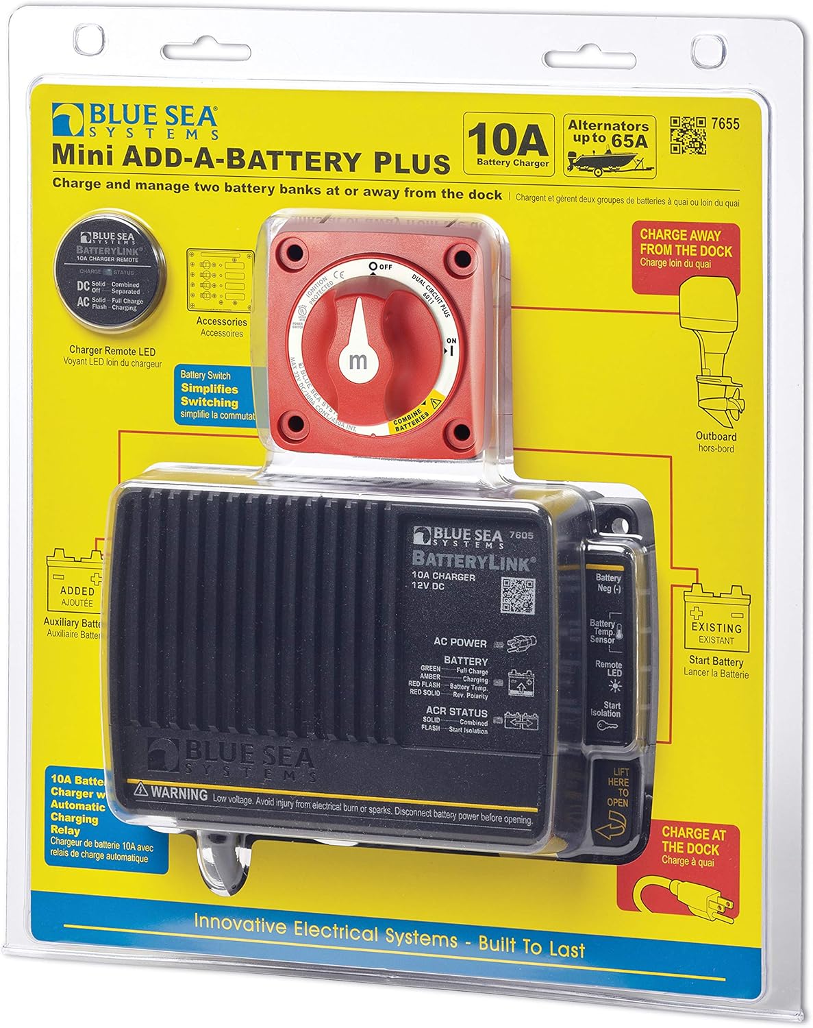 Blue Sea Systems Add-A-Battery Kit : Sports & Outdoors