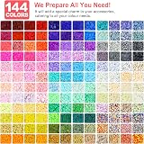 Dazhqp 23000 Clay Beads Friendship Bracelet Kit 144 Colours 7 Boxes view 2