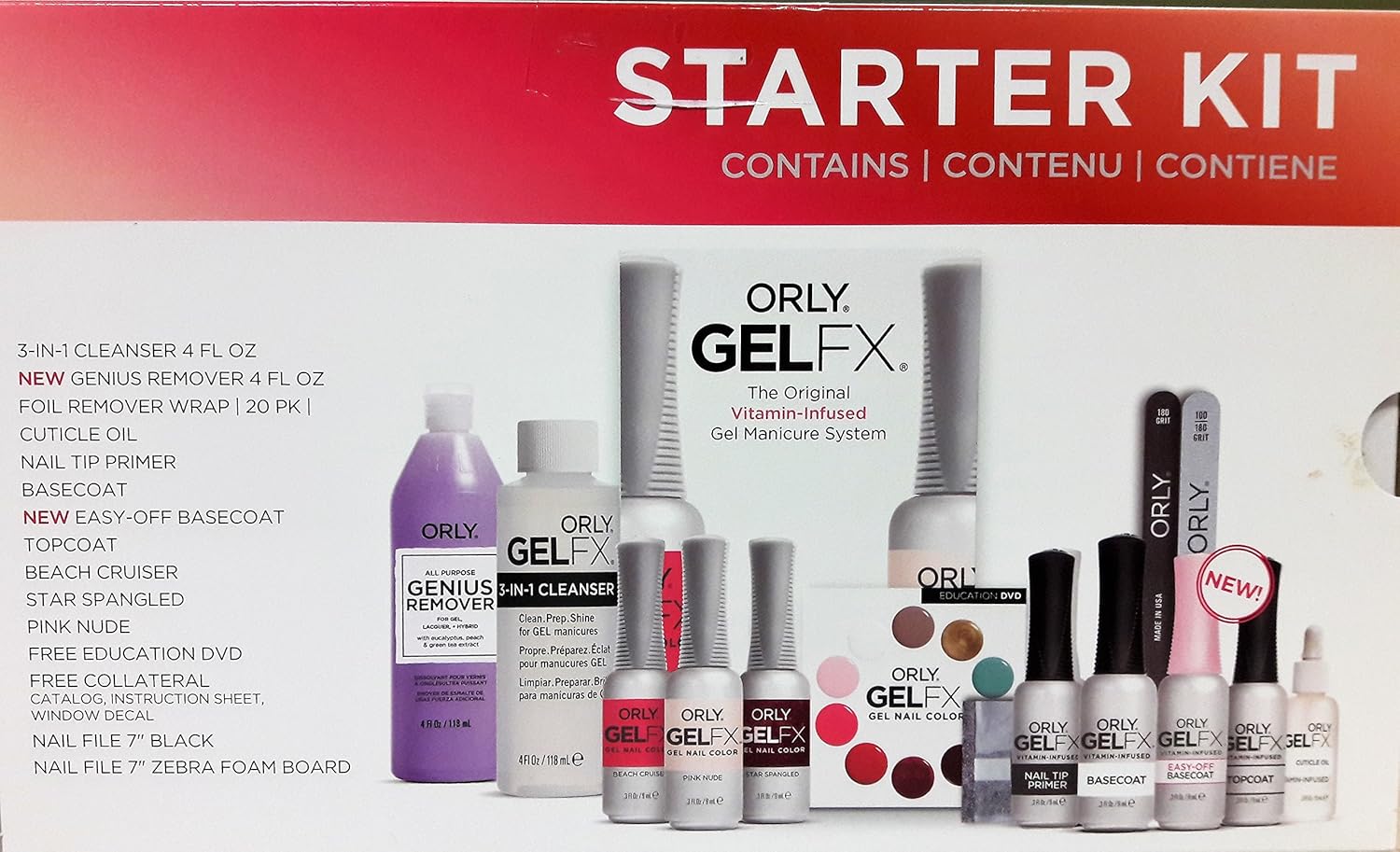 Amazon Com Orly Gel Fx New Starter Kit Original Vitamin Infused Amazon Com Orly Gel Fx New Starter Kit Original Vitamin Infused
