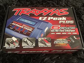 Amazon.com: Traxxas 2933 EZ-Peak Plus 6 Amp LiPo and NiMH Charger, 188