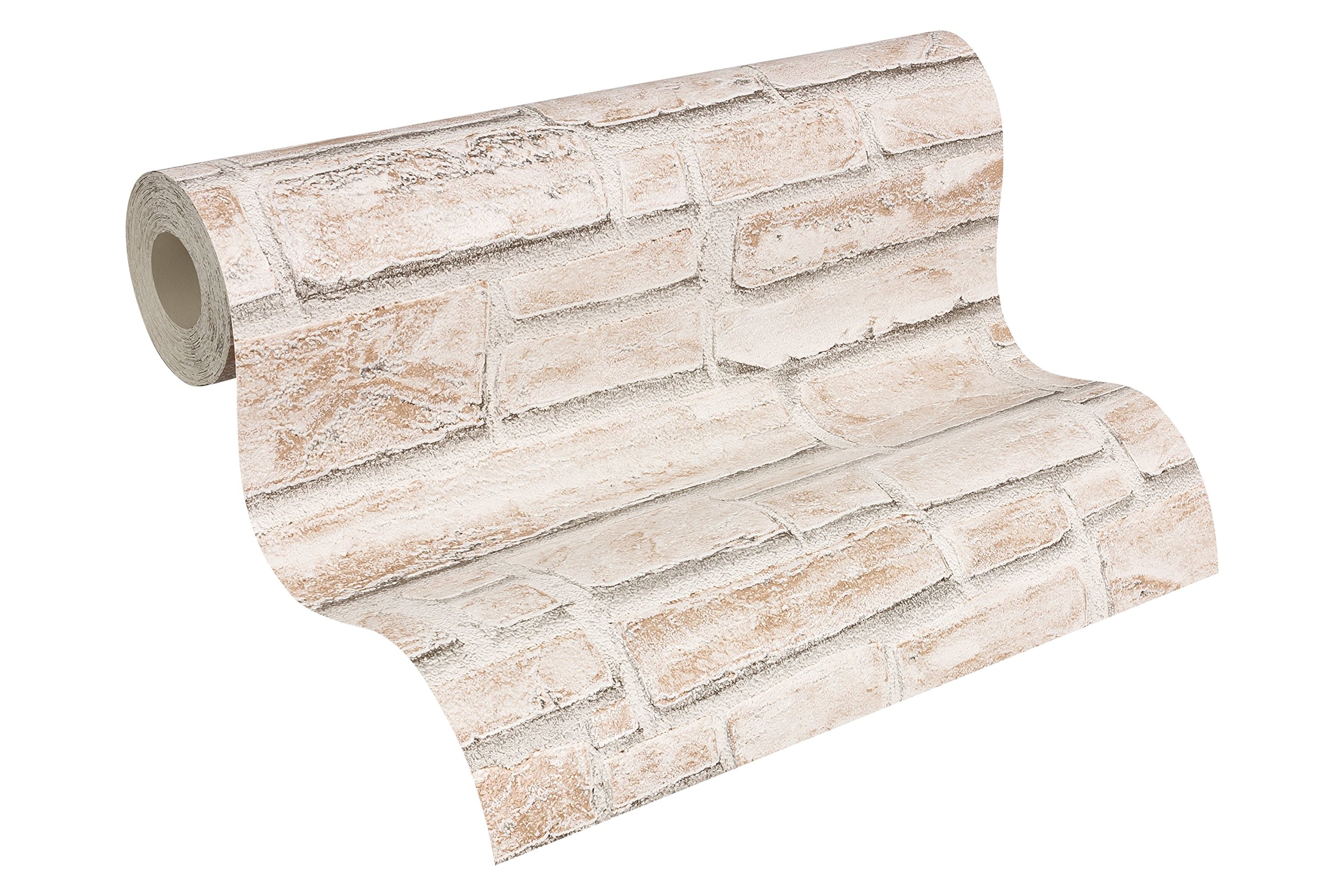 A.S. Creation 6621-25 10.05 x 0.53 m Brick Wallpaper - Beige