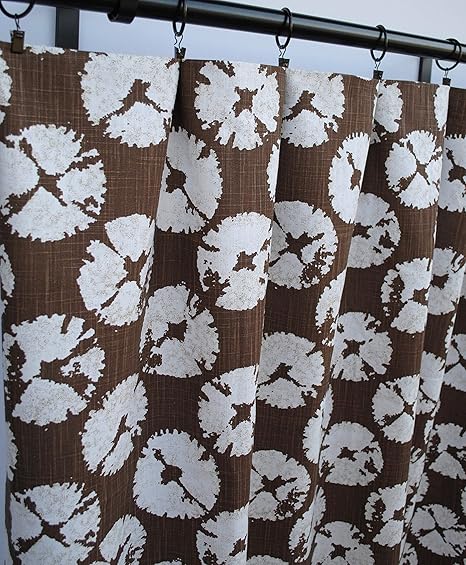 Amazon Com That Dutch Girl Dark Brown Curtains Chocolate Brown