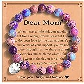 IKIATY Gifts for Aunt, New Mom, Nana, Grammy, Grandma - Stone Bracelets for Women - Birthday, Mothers Day, Christmas Presents