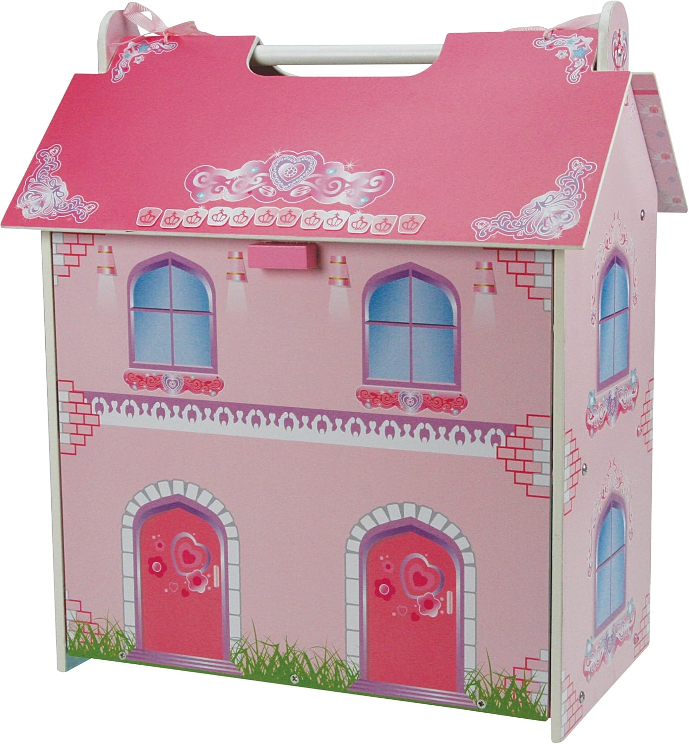 small wooden dolls house