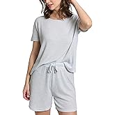 Mad Dog Women's Waffle Knit Pajama Set – Short Summer Pajamas with Shorts - Soft Comfy PJ - Breathable Loungewear Size S-XXL