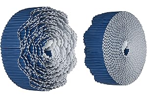 Bordette - 37186 Pacon Scalloped Decorative Border, 50 feet x 2-1/4 Inch, Rich Blue - 006081