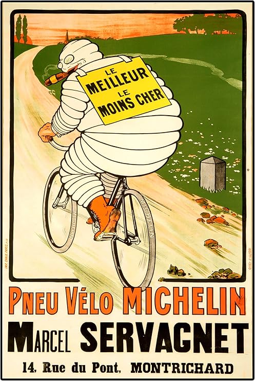 Michelin Pneus 2 A3 Affiche Plastifiee Vintage Photographie Cycles Velos La Mode Graphic Image Photo Noir Et Blanc Photo Vieux Retro Impression Oldschool Amazon Fr Cuisine Maison
