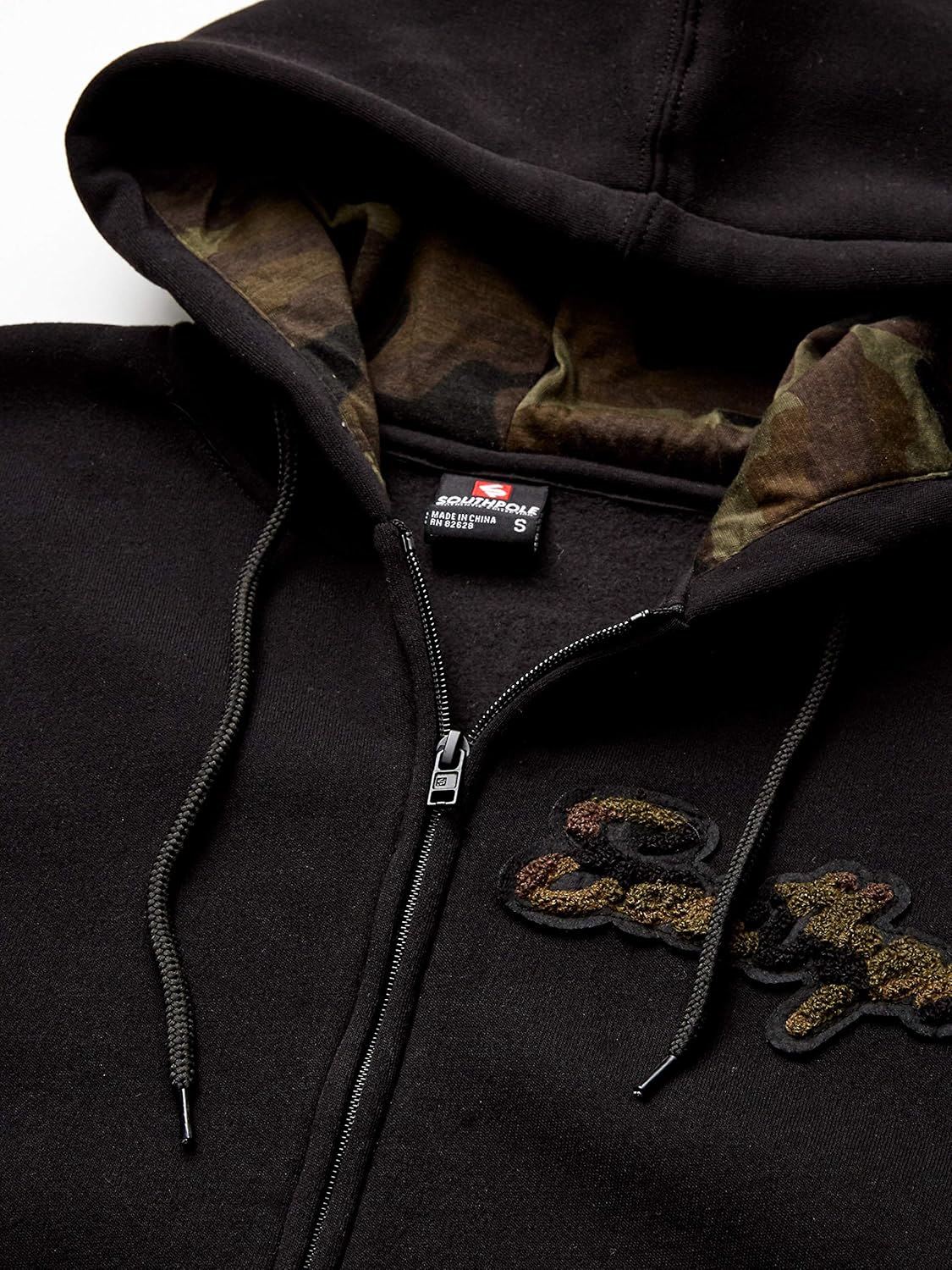 Southpole Men's Fleece Full Zip Sweatshirt: Clothing