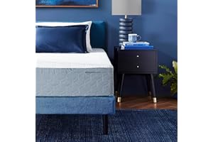 Amazon Basics Cooling Gel Memory Foam Mattress, Medium-Firm, CertiPUR-US Certified, 10 inch, Twin Size, White/Gray