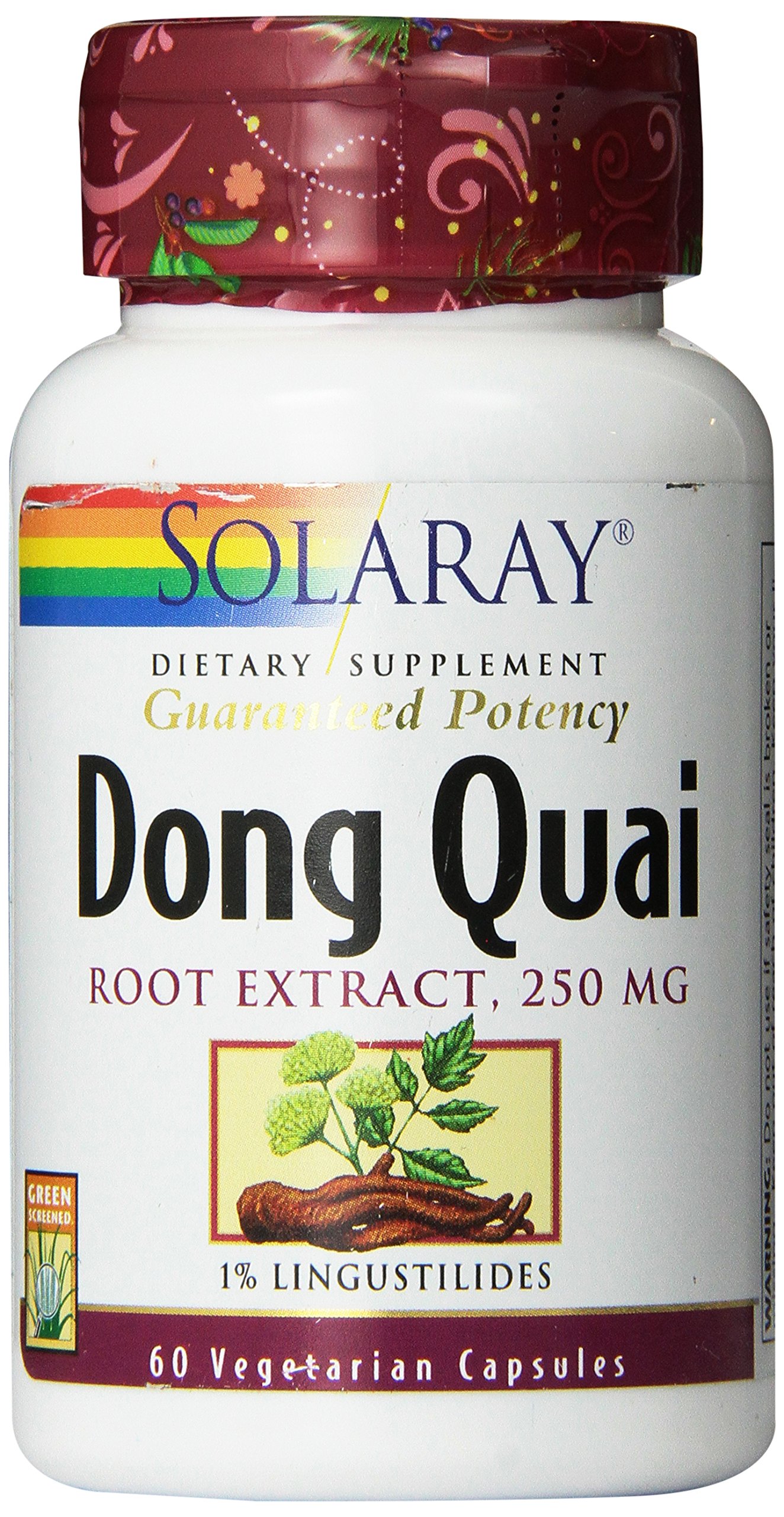 Solaray Dong Quai Root Extract, 250 Mg, 60 Count on Galleon Philippines