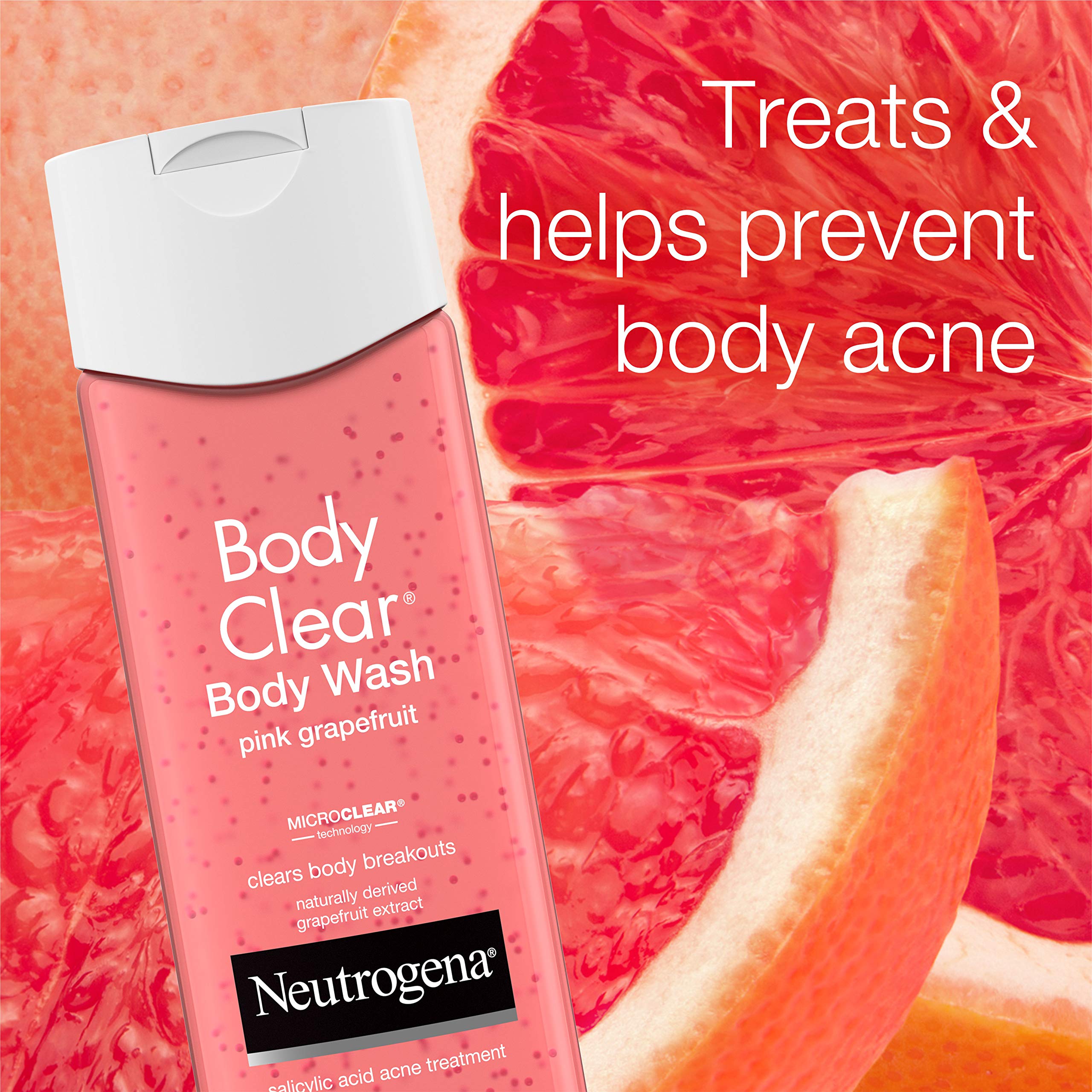 Neutrogena Body Clear Acne Treatment Body Wash with 2 Salicylic Acid
