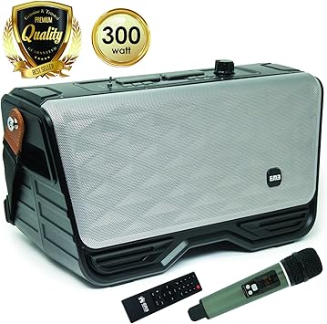 300 watt portable bluetooth speaker