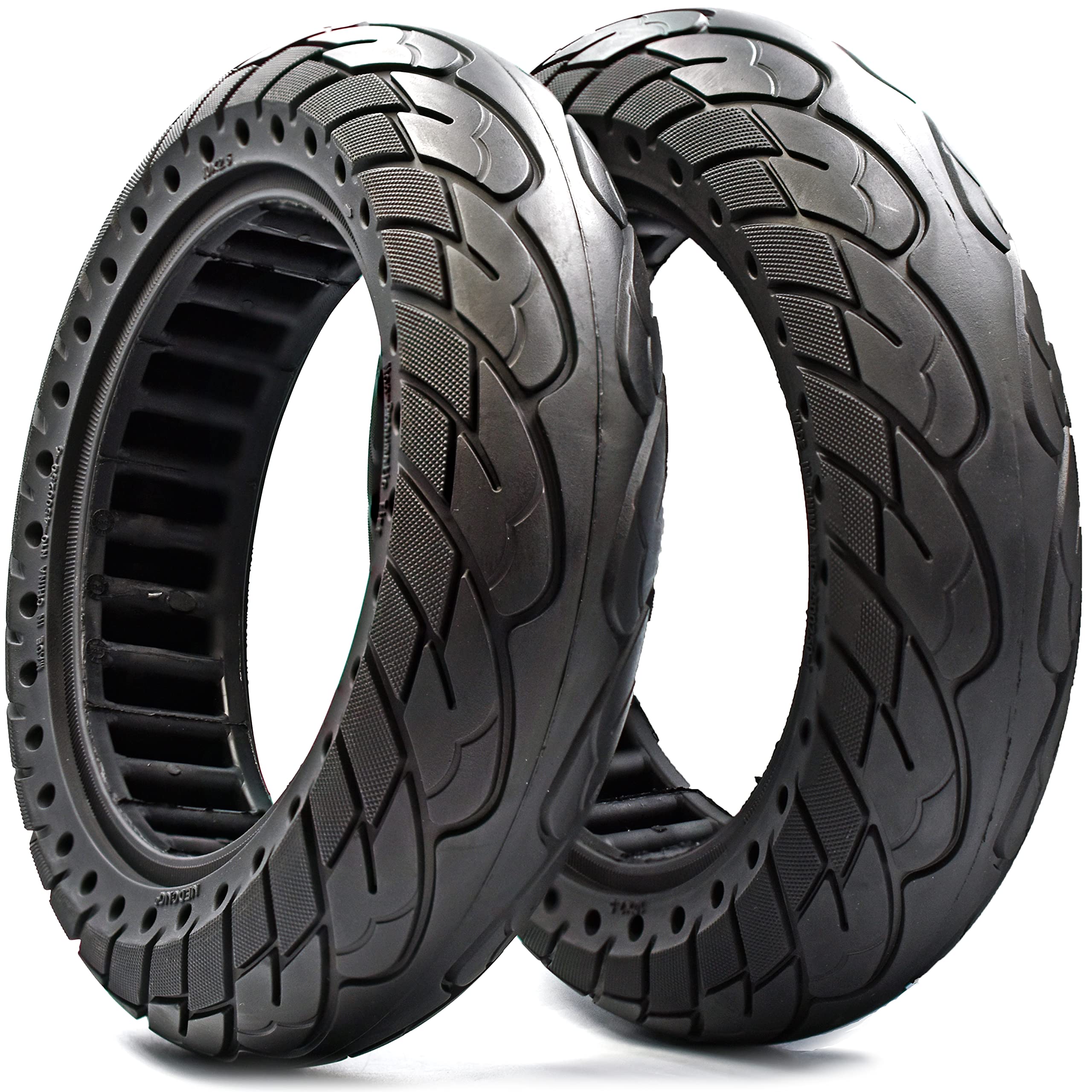 10inch Solid Tyres for Segway Ninebot G30 Max Electric Scooter Rubber 10 * 2.5 Tires Replacement Parts