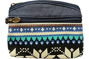 YHmyok Coin Purse for Women Cute Small Wallets Change Purse Coin Pouch (denim blue)