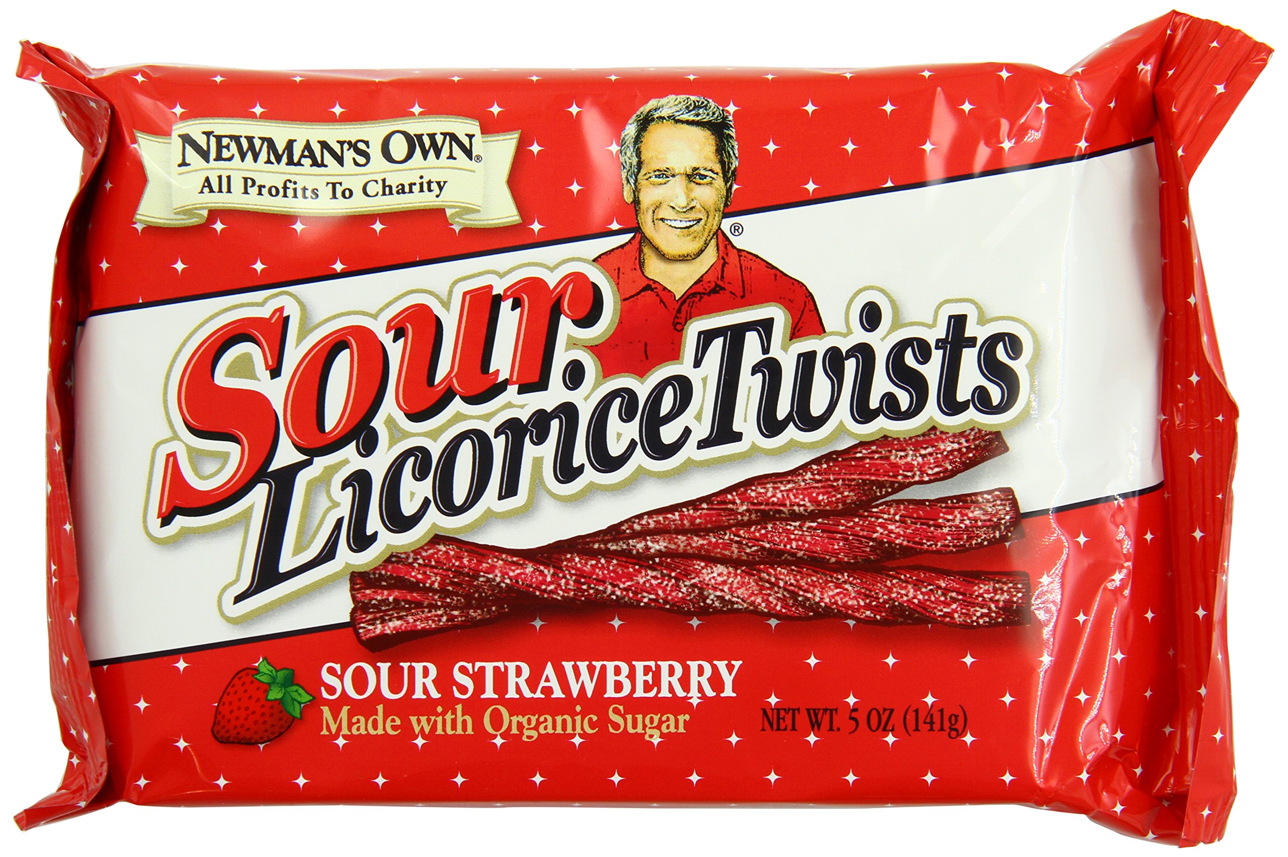 Newman's Own Licorice Twists, Sour Cherry, 5Ounce
