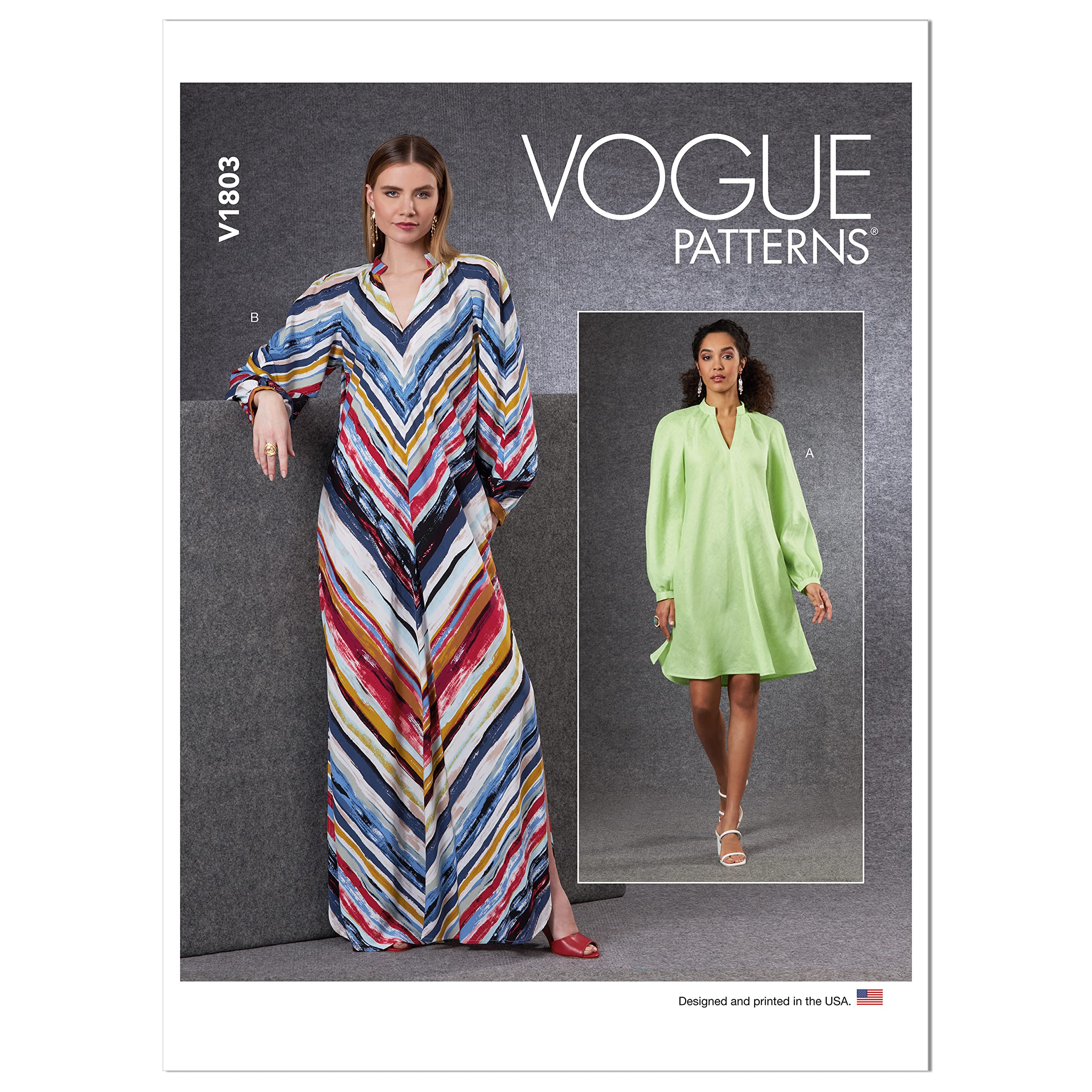 Vogue Patterns V1803Y Misses Dress Y (XS-S-M)