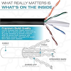 Mediabridge CAT6 Ethernet Patch Cable (25 ft) RJ45