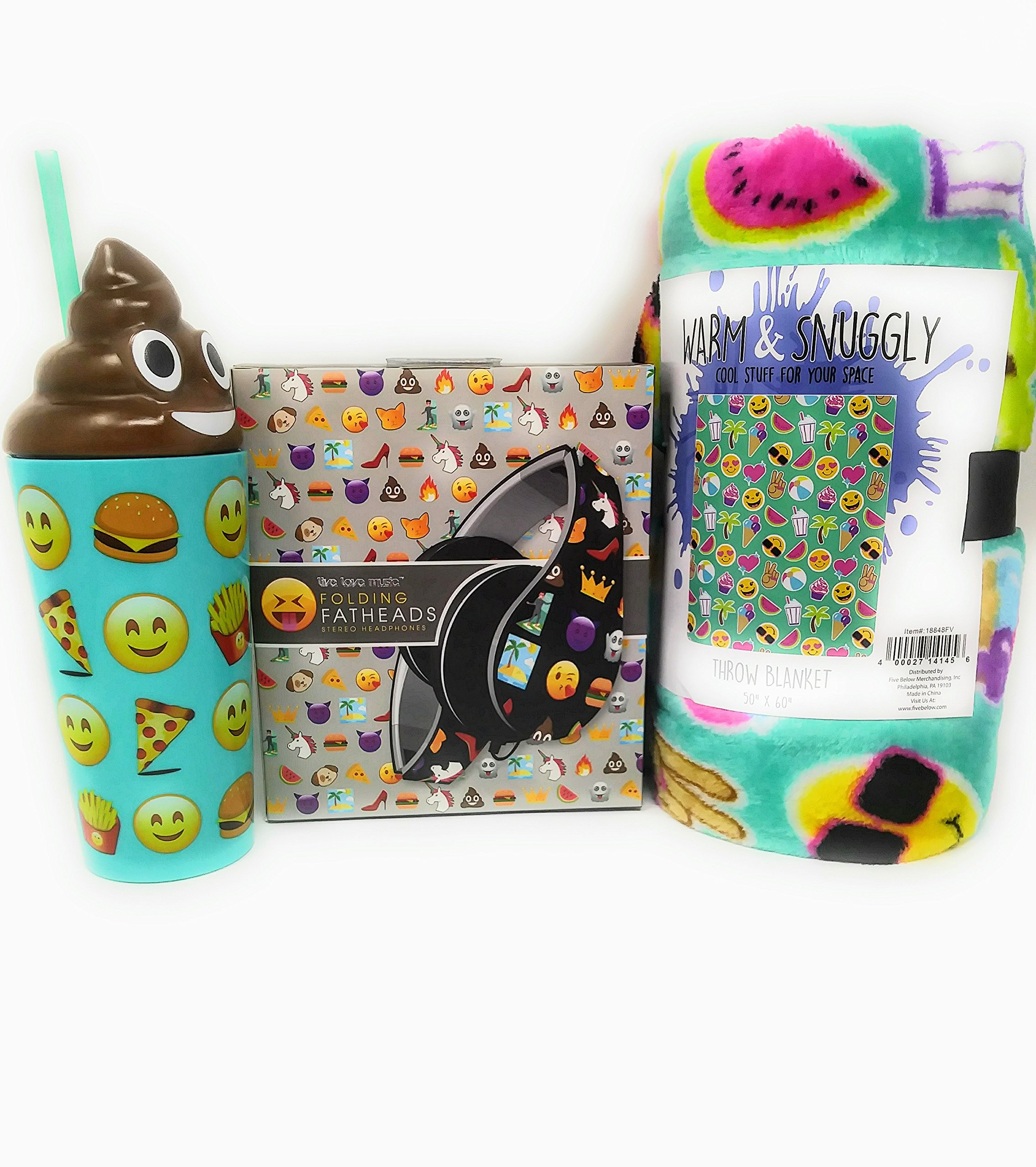 Velvet Fleece Emoji Throw Blanket Emojis Poop 50 X 60 Emoji Emoticon