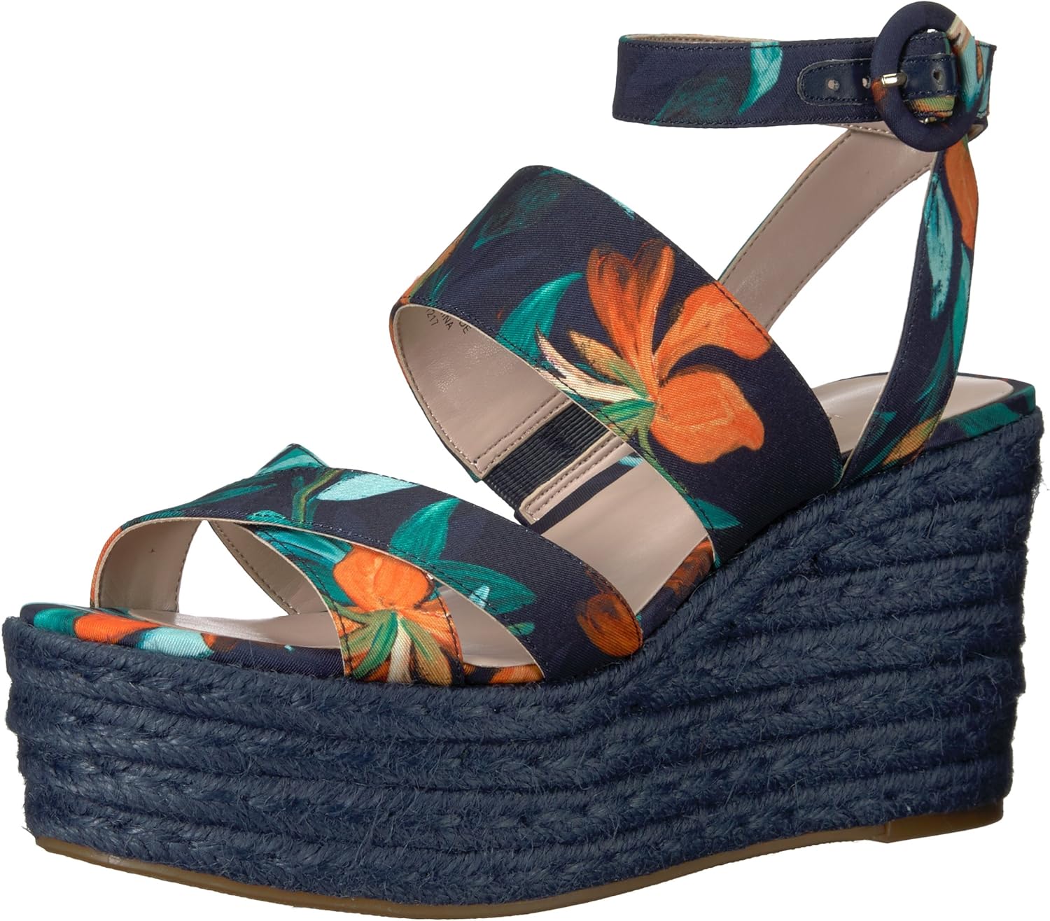 nine west kushala espadrille wedge sandal