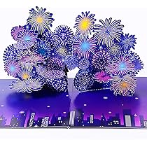Amazon.Com : Liif Firework Happy New Year 2023 3D Greeting Pop Up Card,  Holiday Card, Happy New Year Card, Congratulations Card, July 4Th, Happy  Retirement, Graduations, Wedding, Nyc | With Message Note