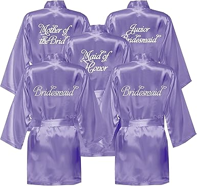 set of 5 bridesmaid robes