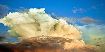 Sunset Clouds 2ft X 4ft Drop Ceiling Fluorescent Decorative